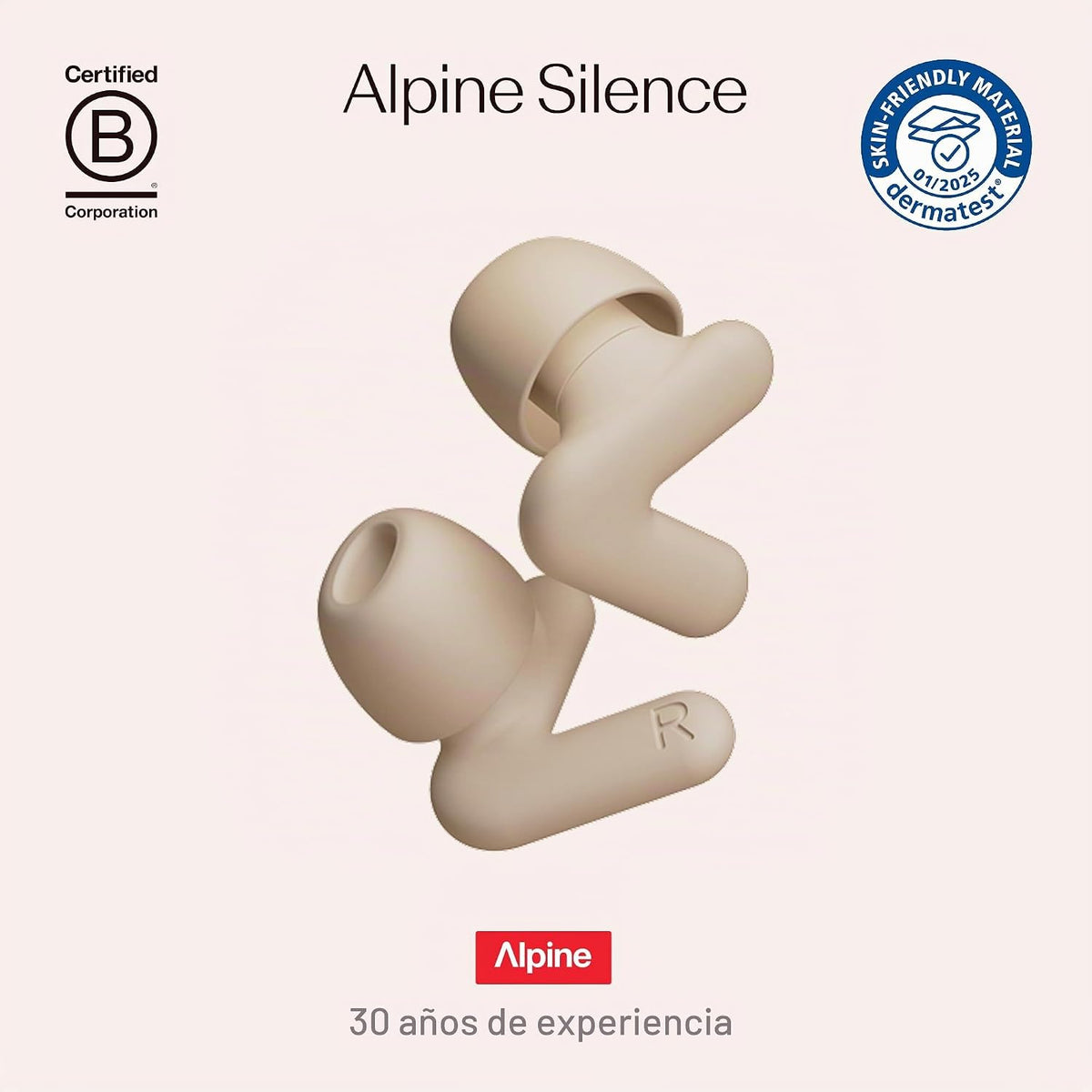 Tapones Alpine Silence para dormir, concentración y viajes - Ajuste...