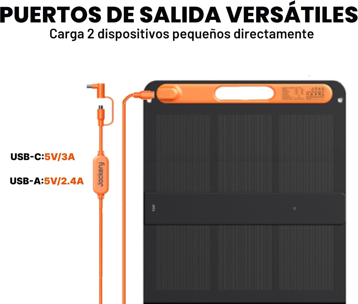 Jackery SolarSaga - Panel solar portátil de 200 W, paneles solares...