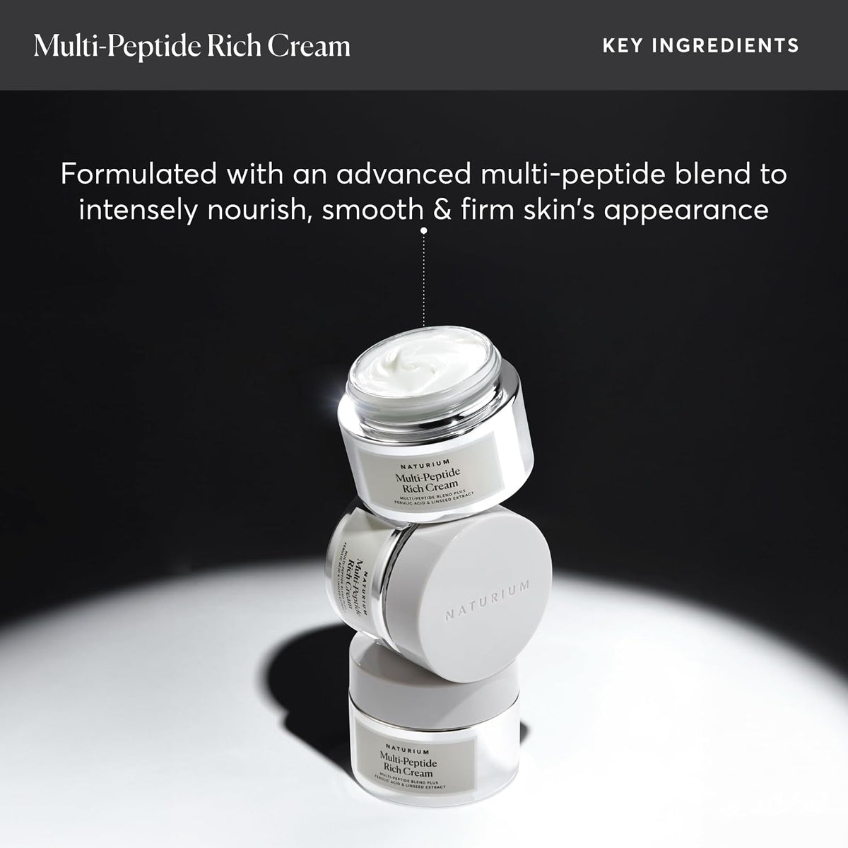 Naturium Crema rica en péptidos, hidratante y nutritiva para ayudar...