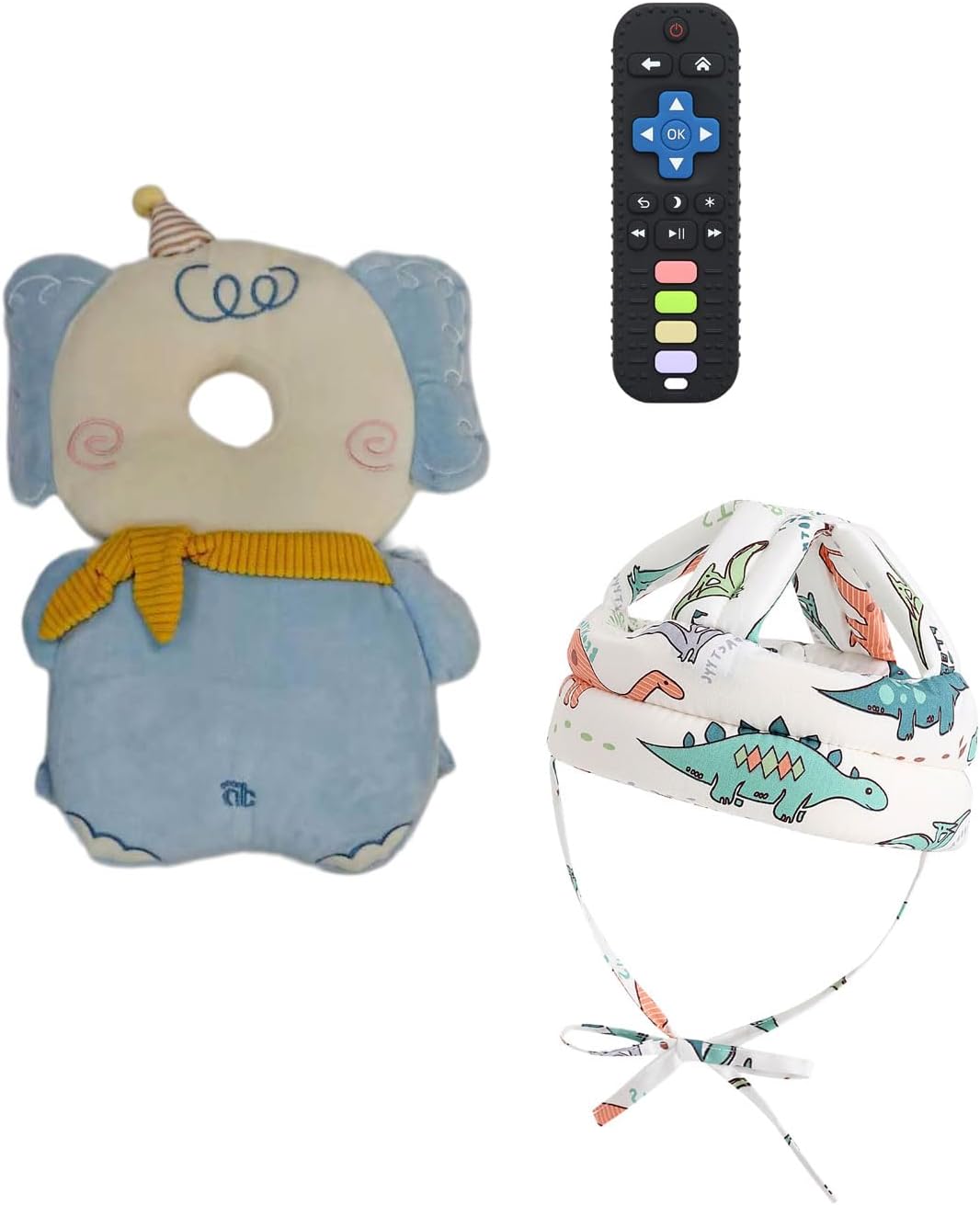 PLOVZ Protector de Cabeza de Bebé Mochila con Almohada, Casco de Be...