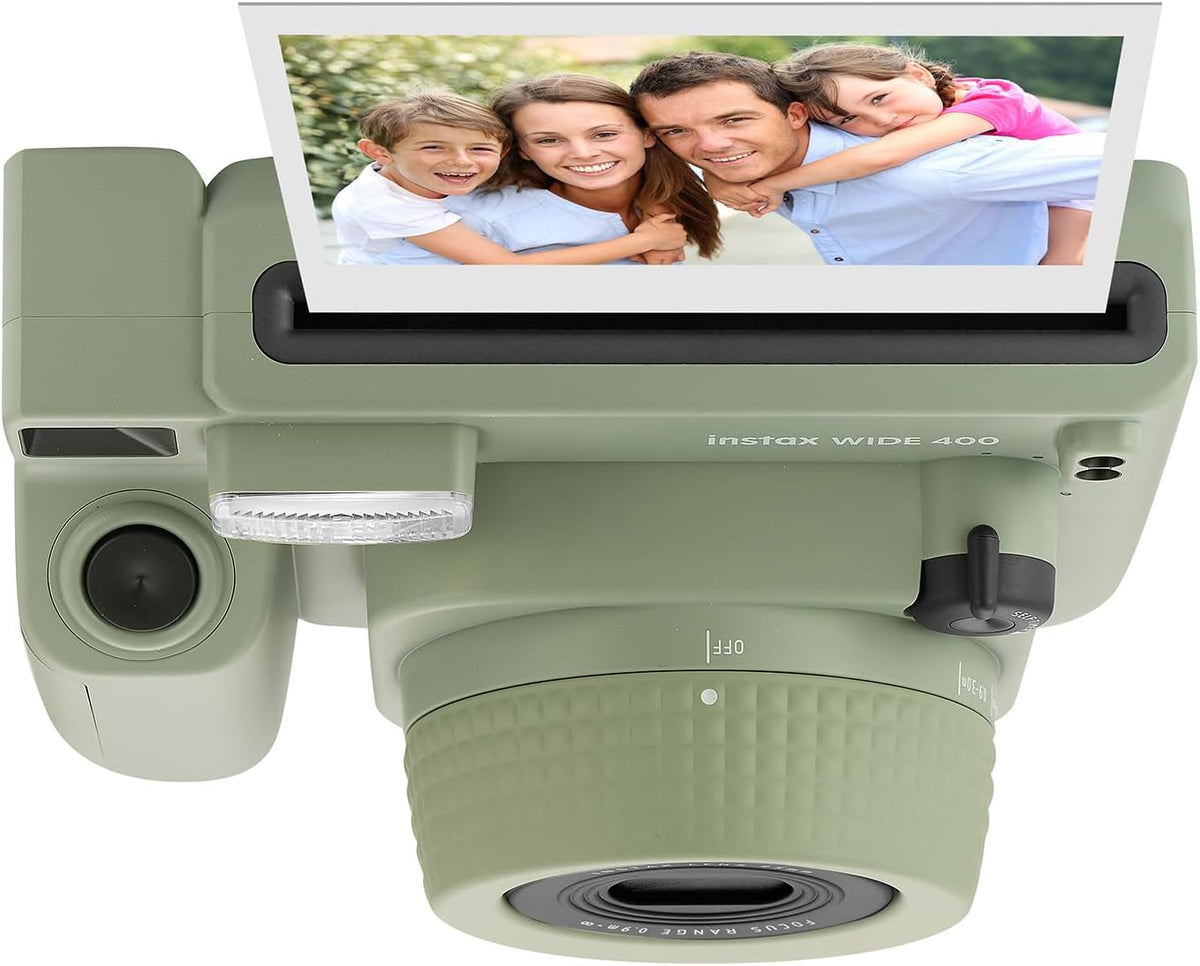 Fujifilm Cámara instantánea Instax Wide 400 + funda para cámara + 4...