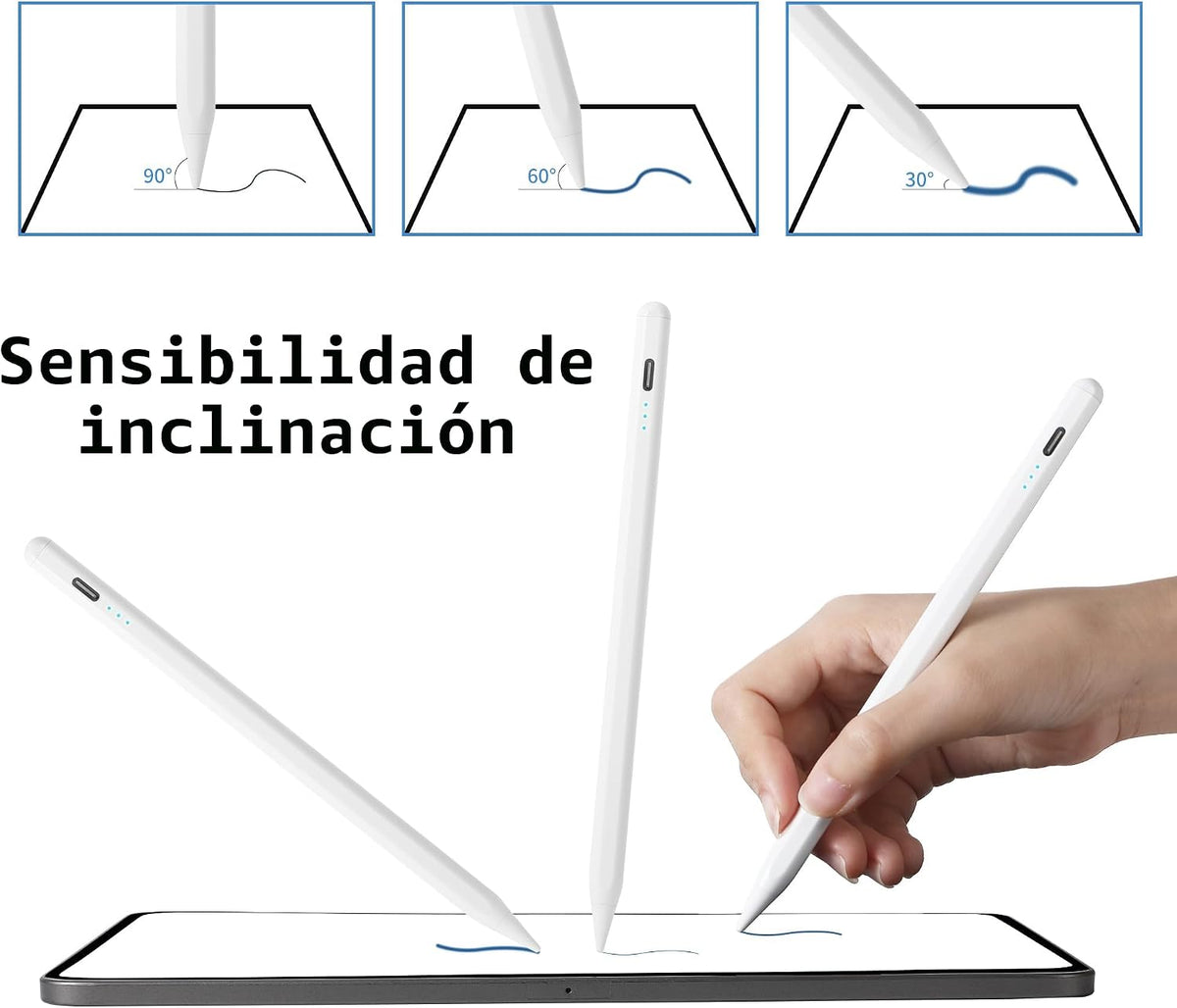 Lápiz óptico para iPad A16 11ª 10ª 9ª 8ª 7ª 6ª generación, iPad Pro...