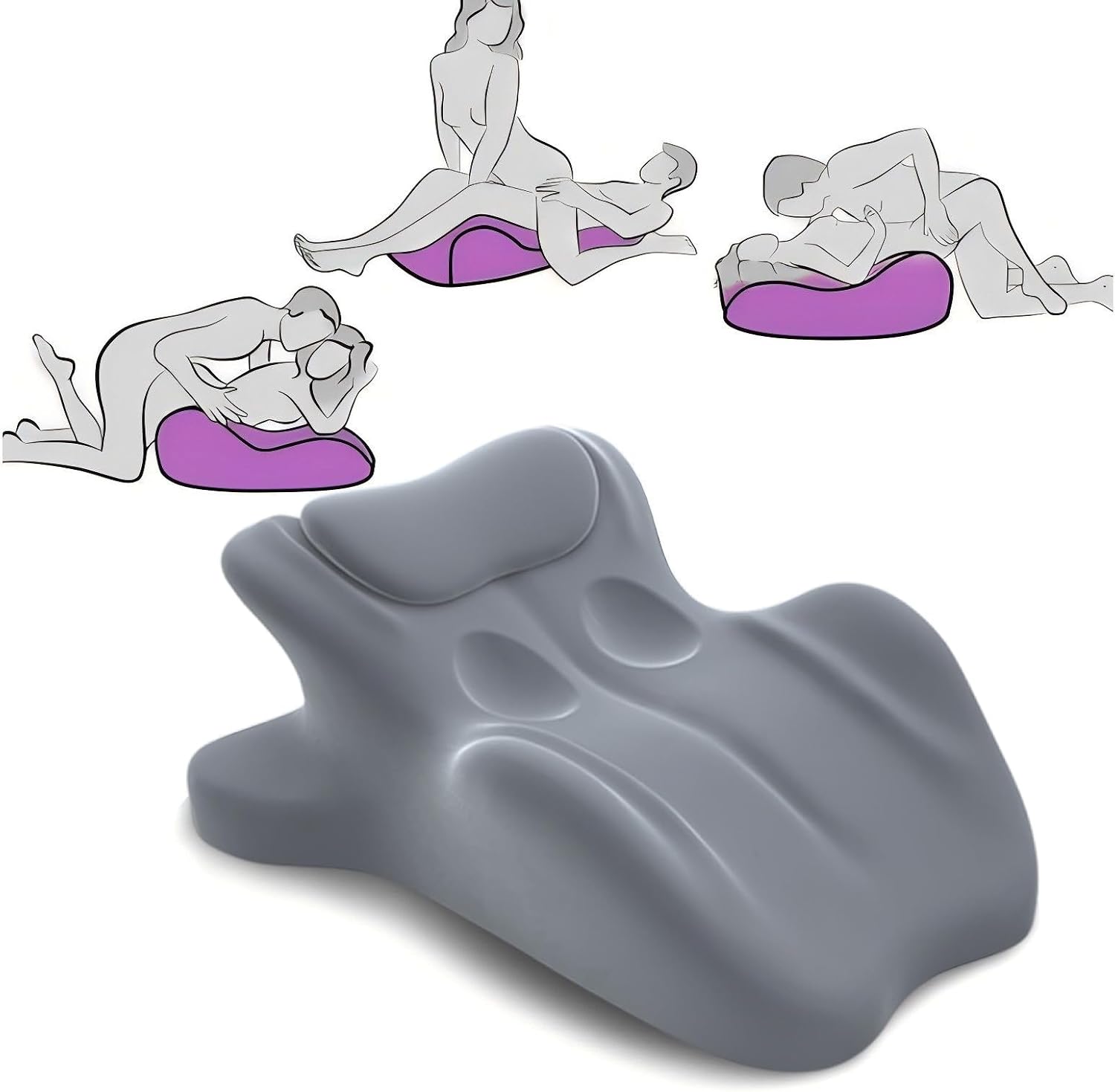 DIICRIN Sex Pillow - Almohada para parejas con juguetes sexuales, a...