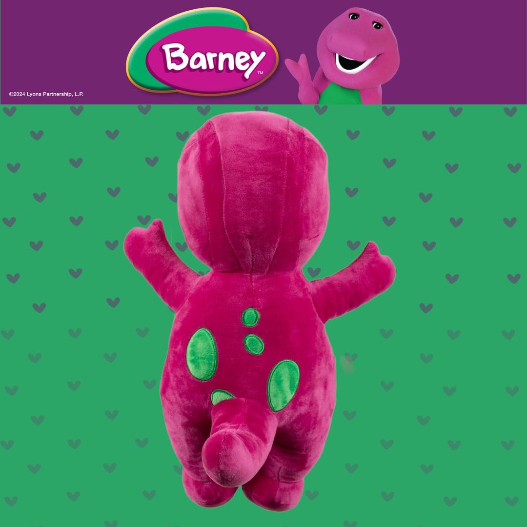 Collectibles Barney Classic Bedding - Almohada decorativa de felpa...
