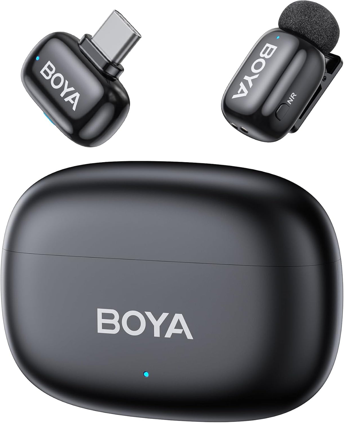 BOYA Micrófono mini 2 para iPhone 5-14 con conector Lightning certi...