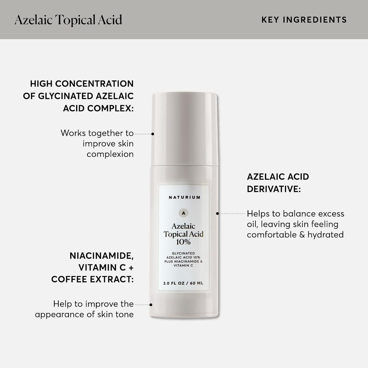 Naturium Azelaic Topical Acid 10% Jumbo, tratamiento de belleza par...
