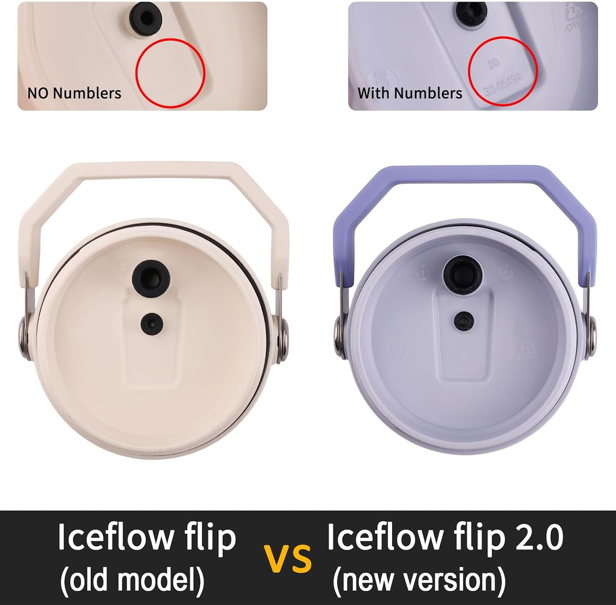 Bubrike Pajitas de repuesto, solo compatibles con vaso Stanley IceF...