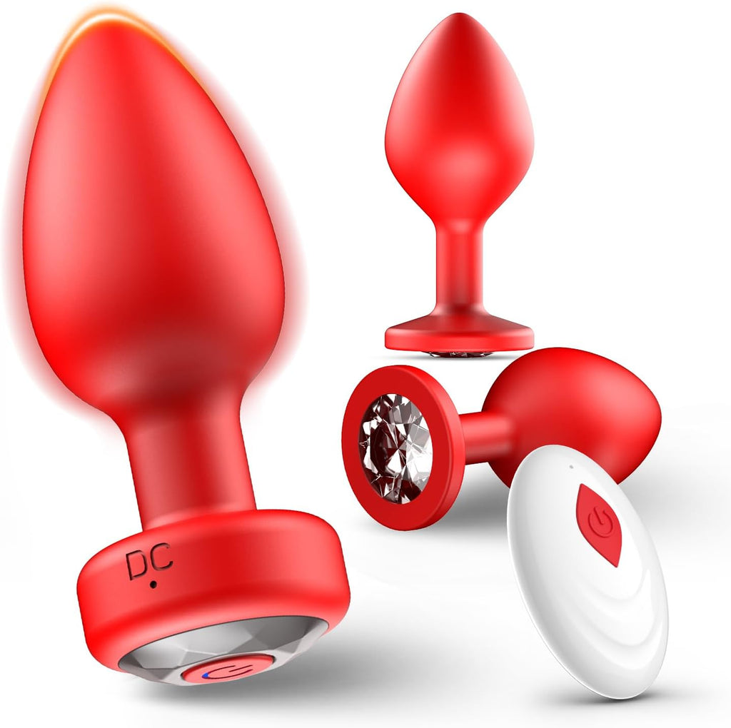 Vibrador de Juguetes Sexuales con Tapón Anal - Kit de Entrenamiento...