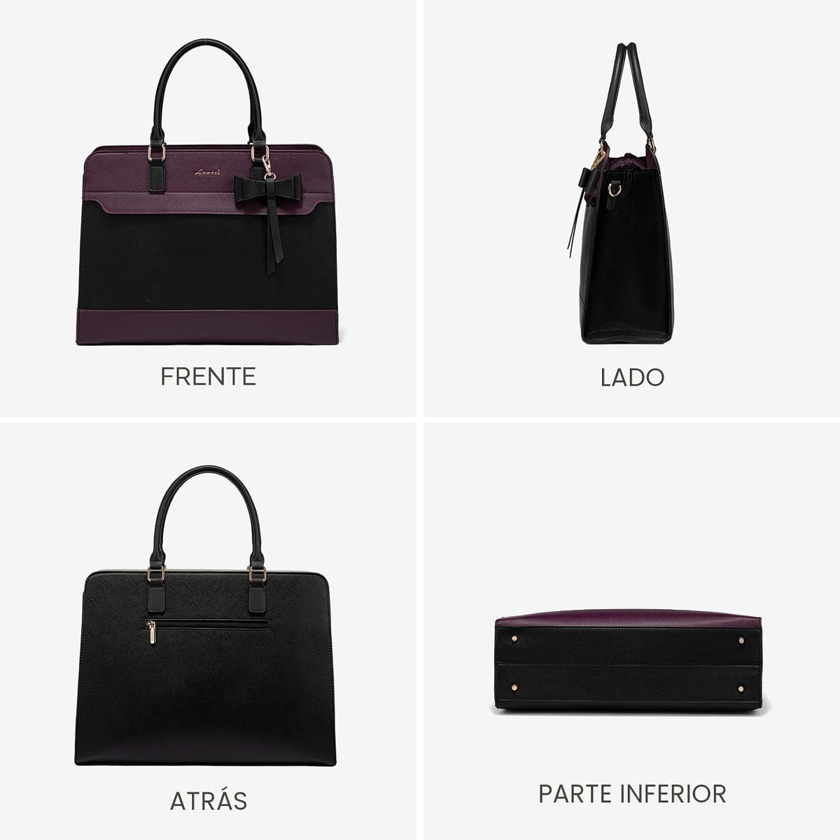 LOVEVOOK Bolsa Tote para Laptop para Mujeres, Bolsa de Trabajo de C...