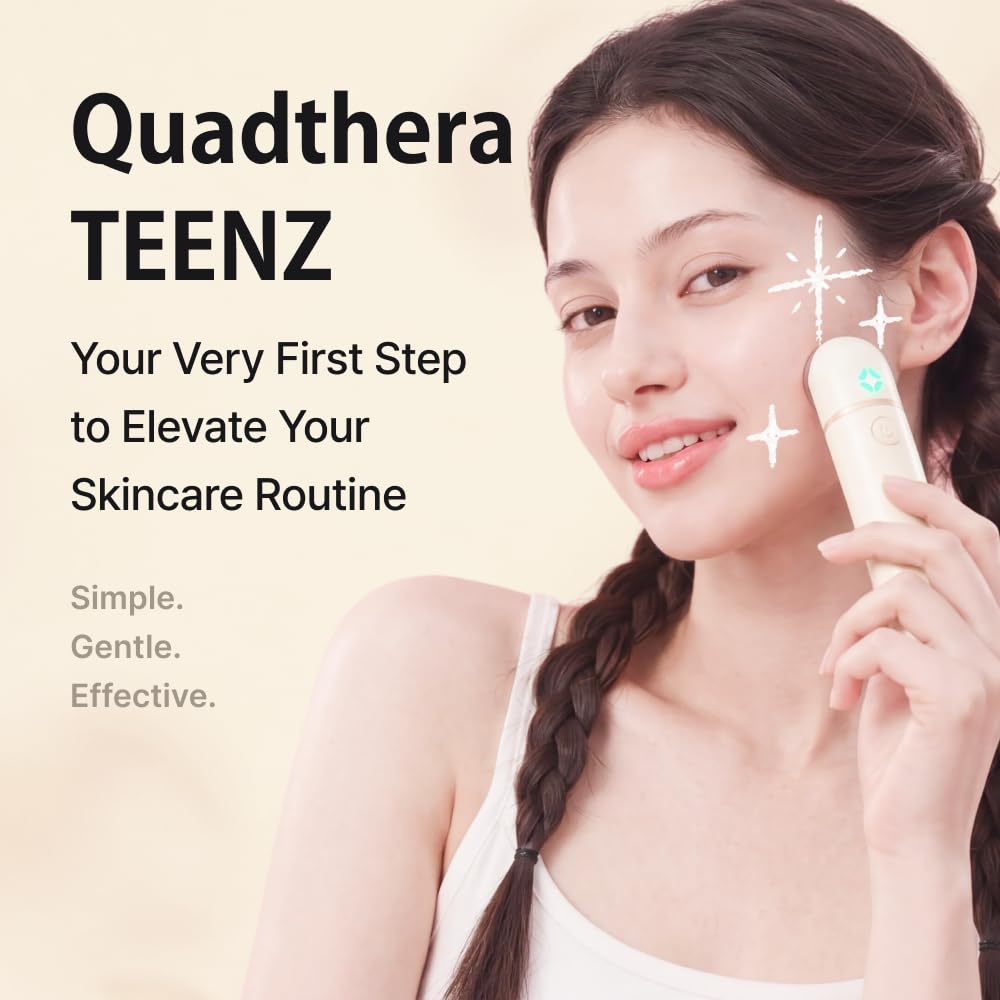 Quadthera Teenz Masajeador de belleza facial con 3 modos de cuidado...