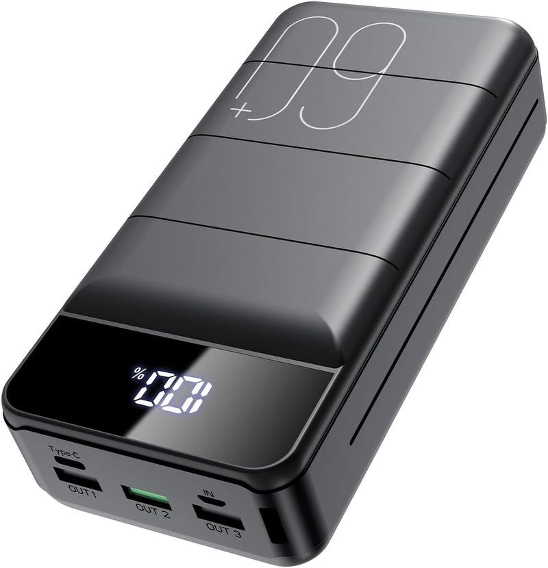 Banco portátil 60000mAh, banco de batería, cargador de teléfono por...