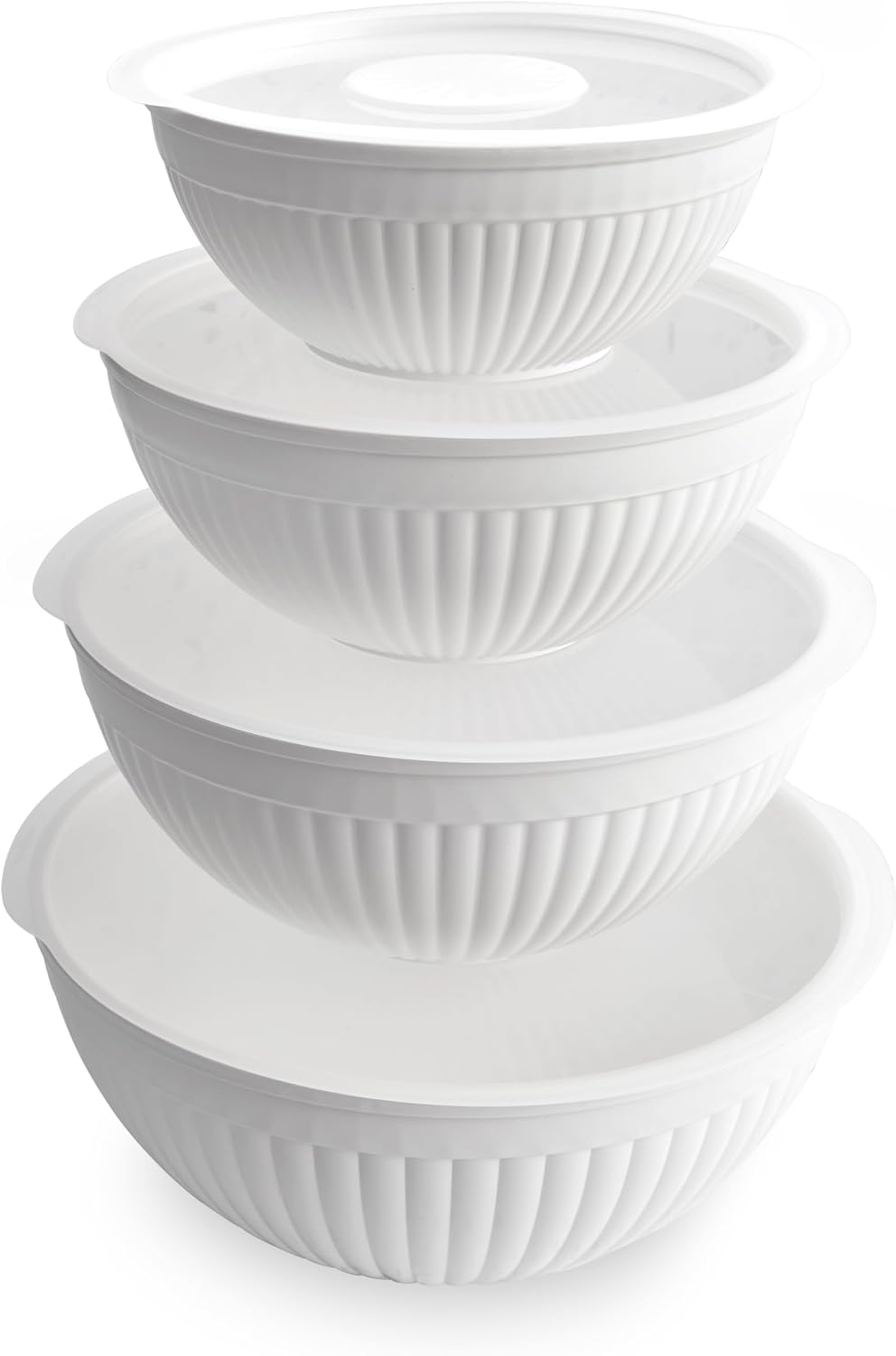 Nordic Ware - Juego de tazones para preparar, servir y mezclar, 8 p...