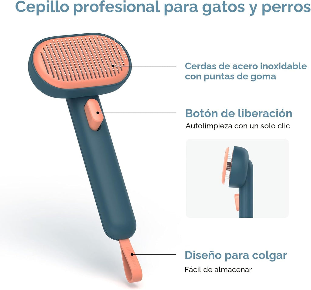 Aumuca - Cepillo para perros, elimina el pelo suelto, cepillo con a...