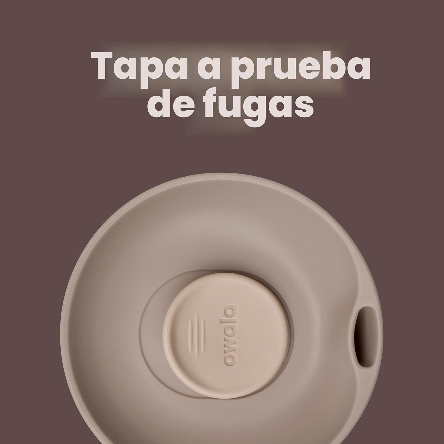 Owala SmoothSip Slider - Vaso de café aislado de acero inoxidable,...