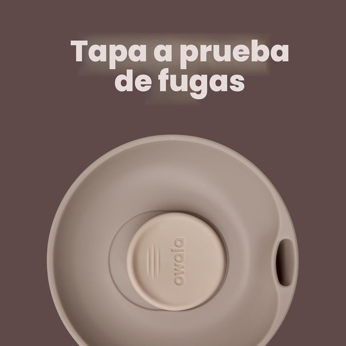 Owala SmoothSip Slider - Vaso de café aislado de acero inoxidable,...