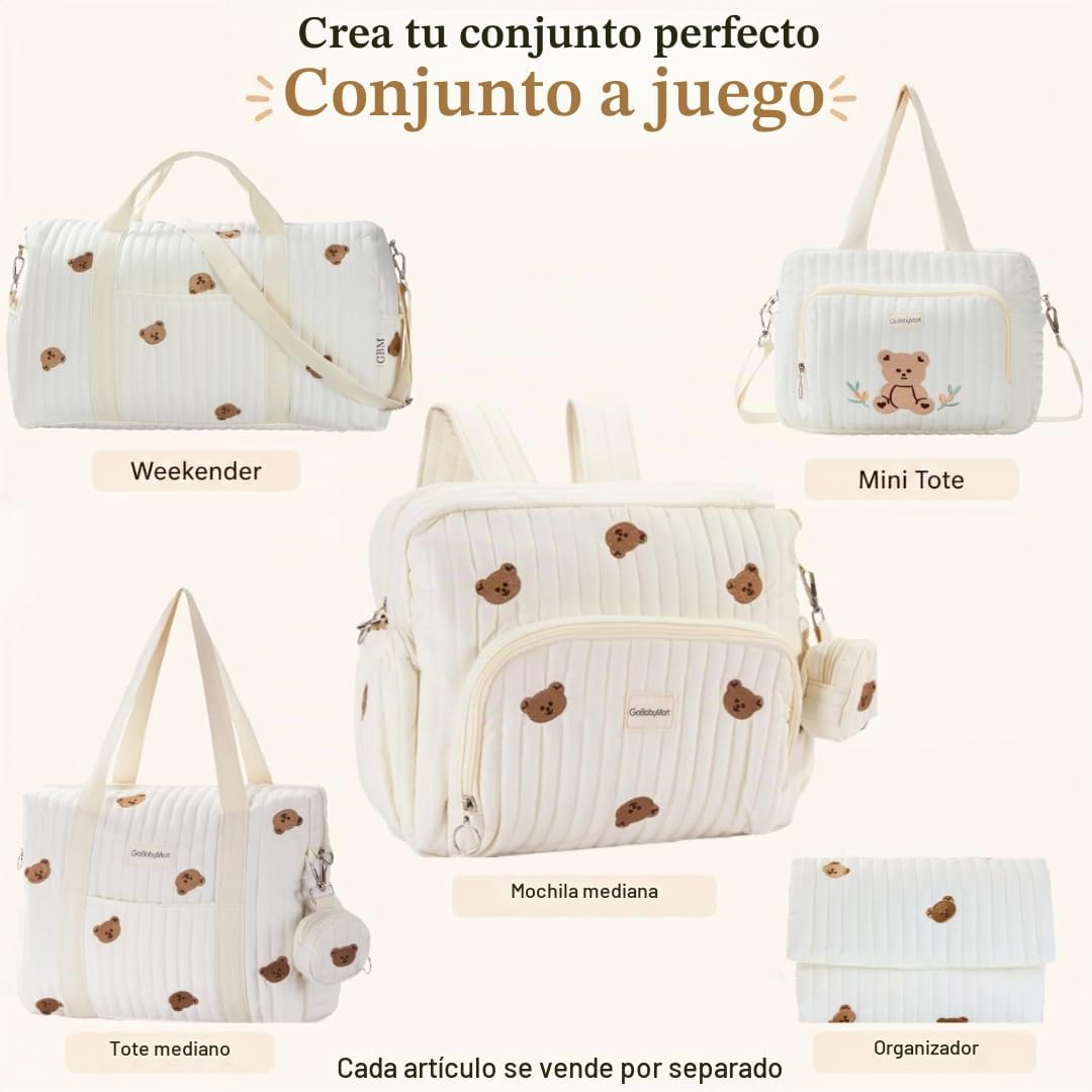 GOBABYMART - Mochila para pañales con cambiador, bolsa de viaje par...