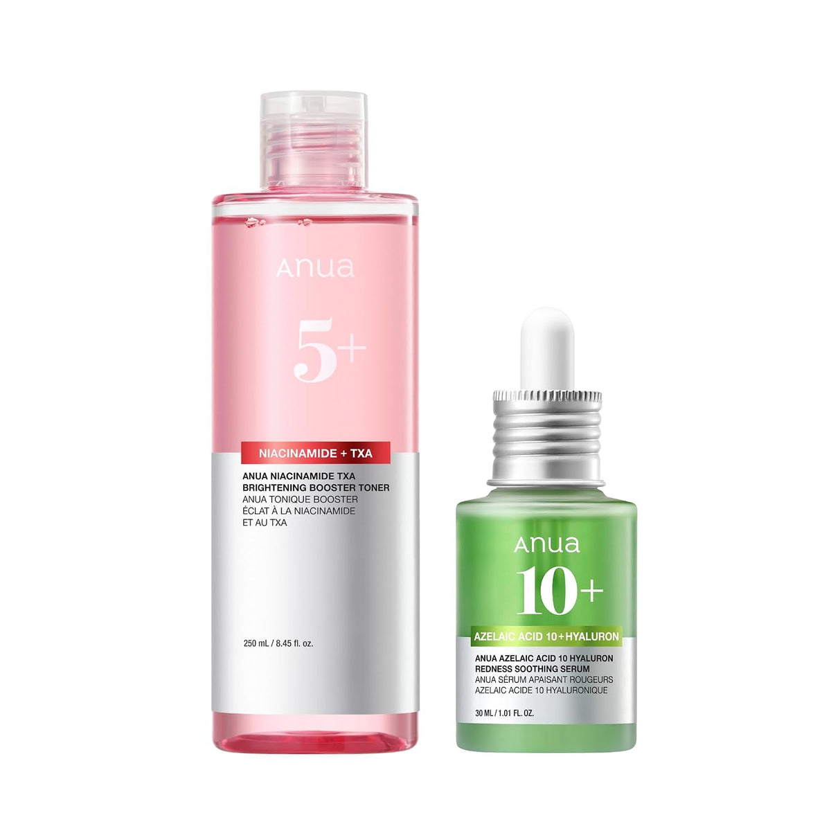 Anua Corrector de manchas y Clarity Duo | Suero calmante de ácido a...