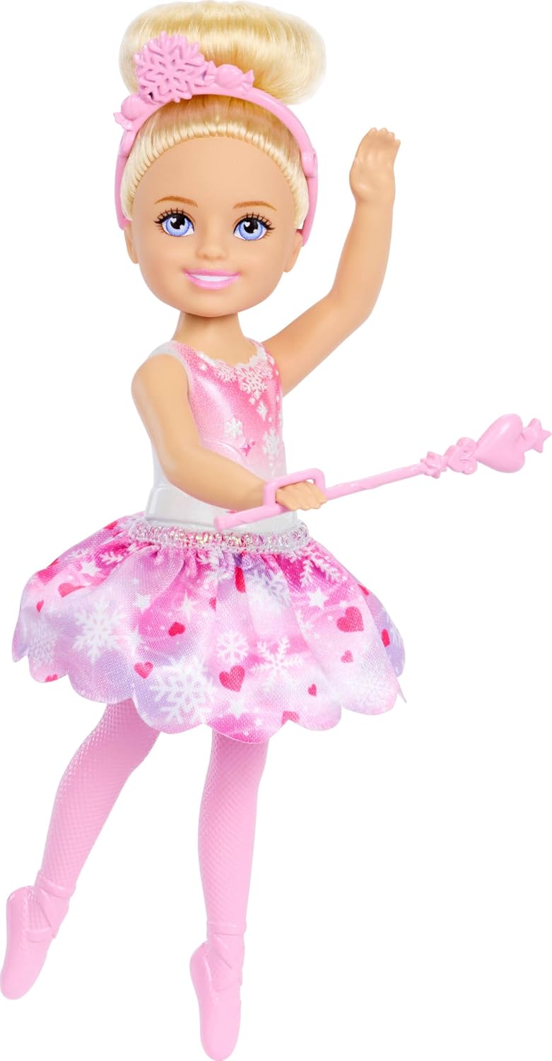 Barbie Muñeca bailarina Chelsea de pelo rubio cascanueces | Lleva u...