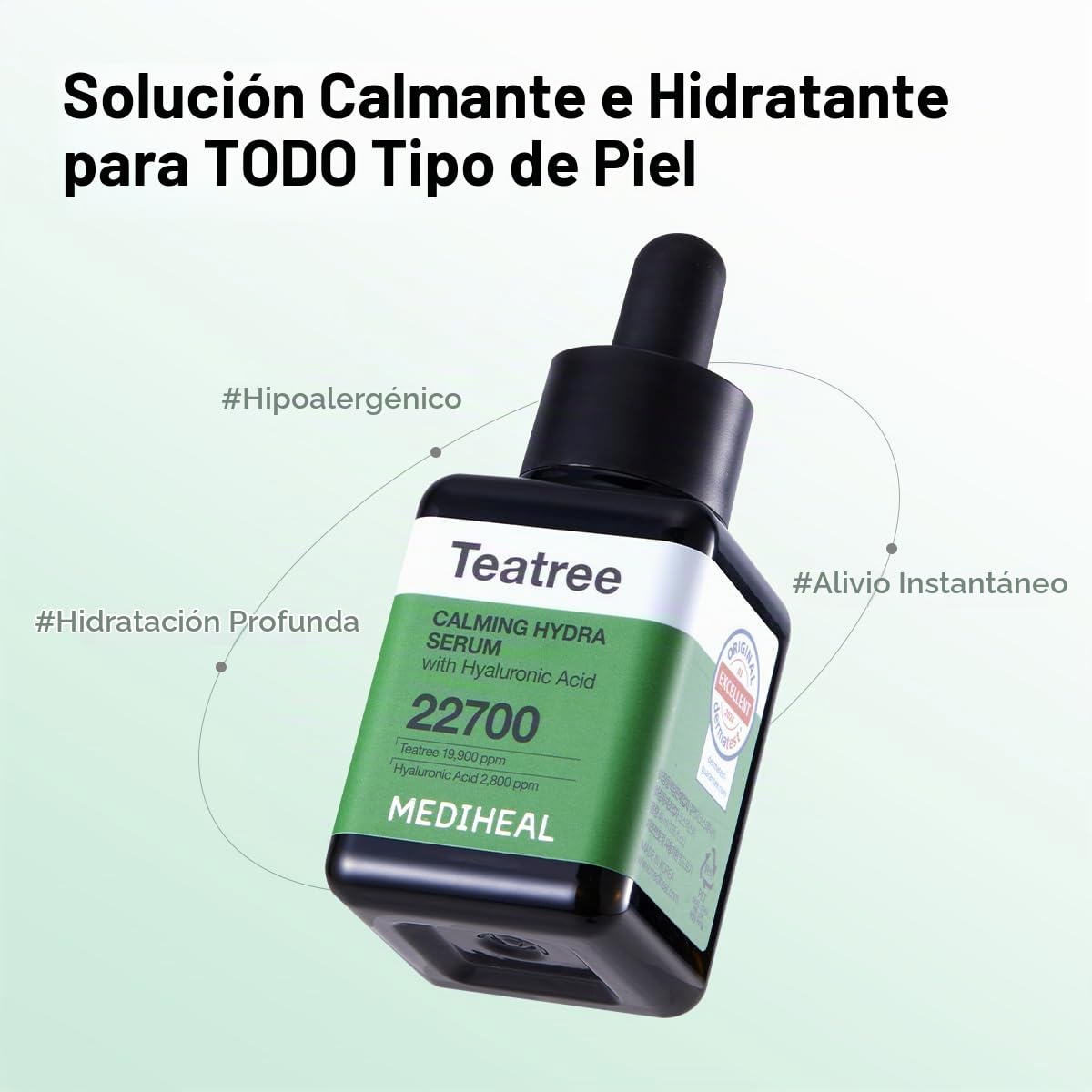 Suero Calmante Mediheal Teatree 1.35 onzas líquidas \u2013 Calma rá...