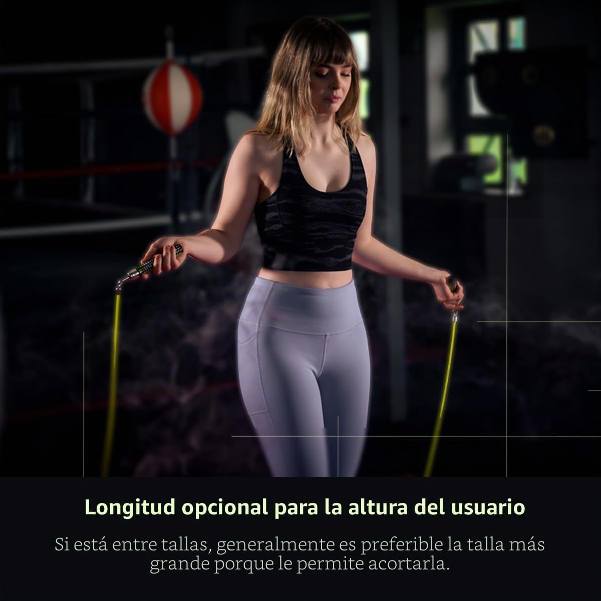 HEREROPE 1\/4LB Cuerda de saltar con peso para velocidad, cardio, b...