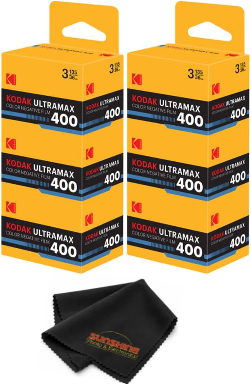 Kodak Ultramax 400 - Lámina de impresión en color 36 Exp. 1.378 in...