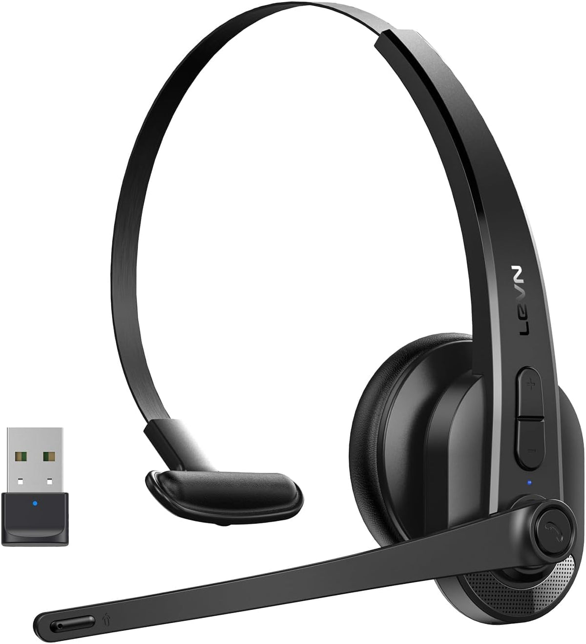 Auriculares inalámbricos con micrófono para el trabajo, auriculares...