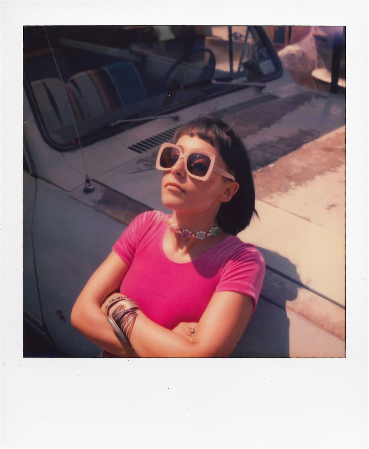 Polaroid Película instantánea brillante Color SX-70 para cámaras Po...