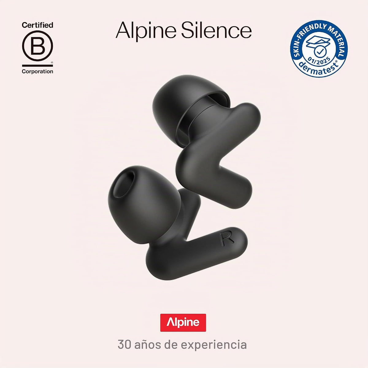 Tapones Alpine Silence para dormir, concentración y viajes - Ajuste...