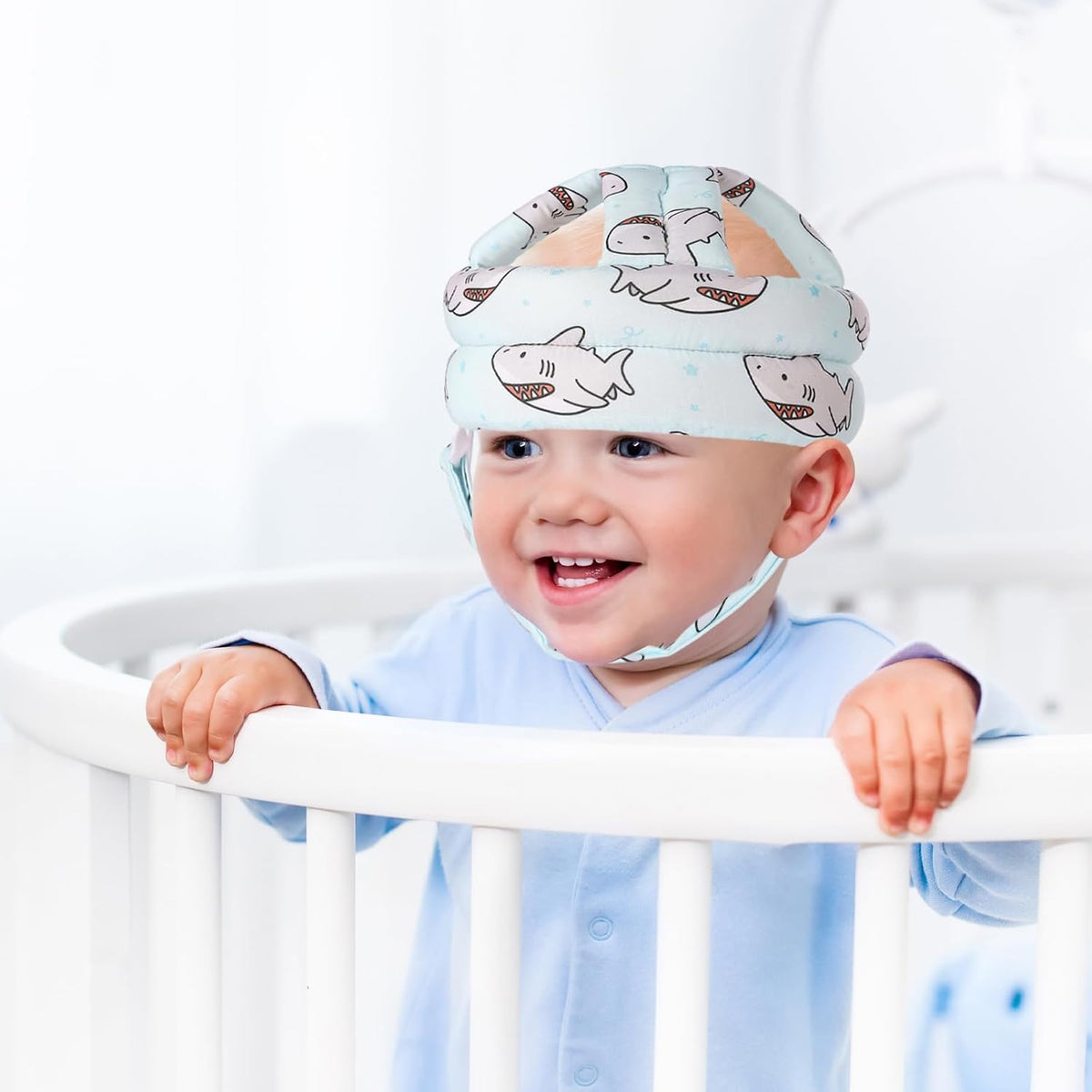kimitimi Casco de seguridad para niños con protector de cabeza de b...