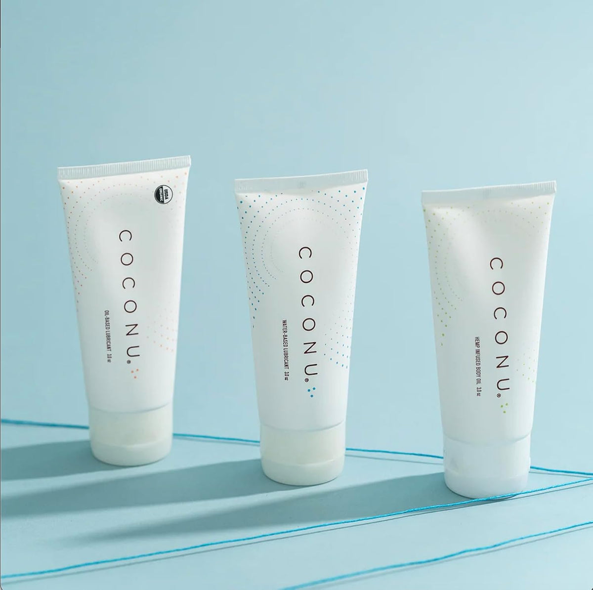 Coconu Set de regalo de intimidad: aceite de masaje, lubricante y a...