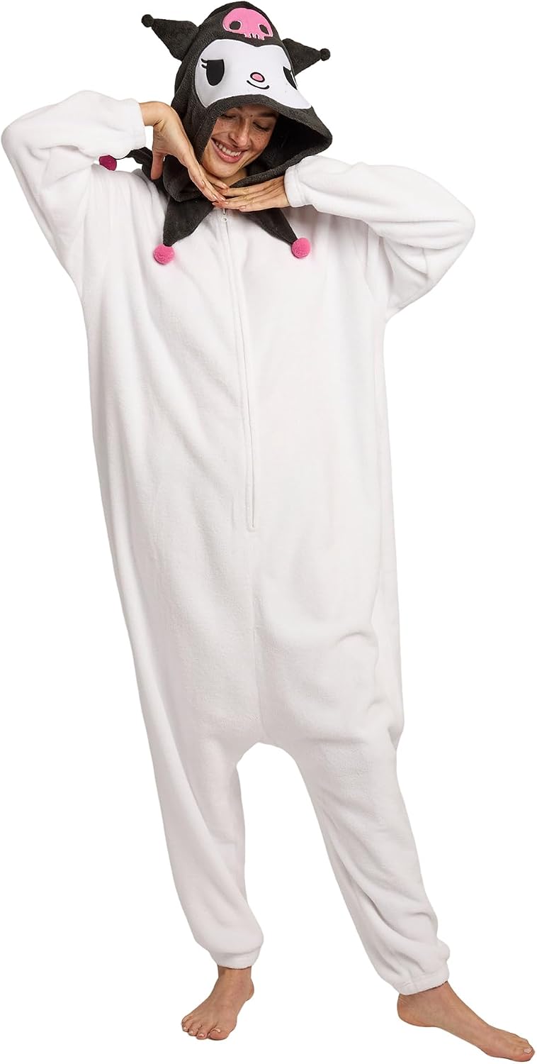 Bioworld Disfraz de Kigurumi con capucha de Hello Kitty