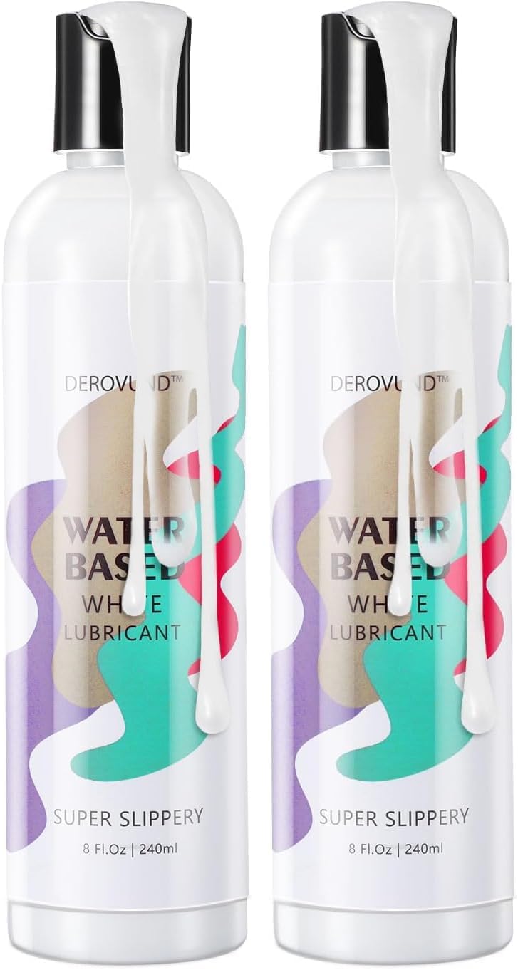 Lubricante sexual súper resbaladizo a base de agua, lubricante blan...