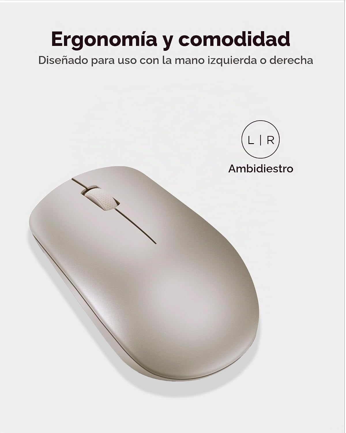 Lenovo 530 Ratón Inalámbrico con Batería, 2.4GHz Nano USB, Sensor Ó...