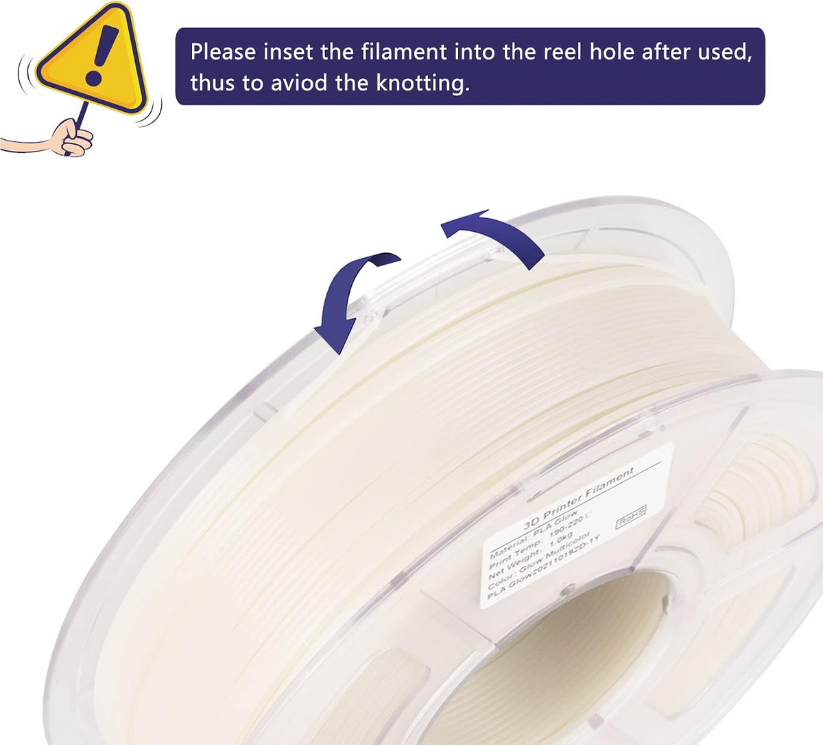 iSANMATE Filamento Pla para impresora 3D, filamento multicolor que...