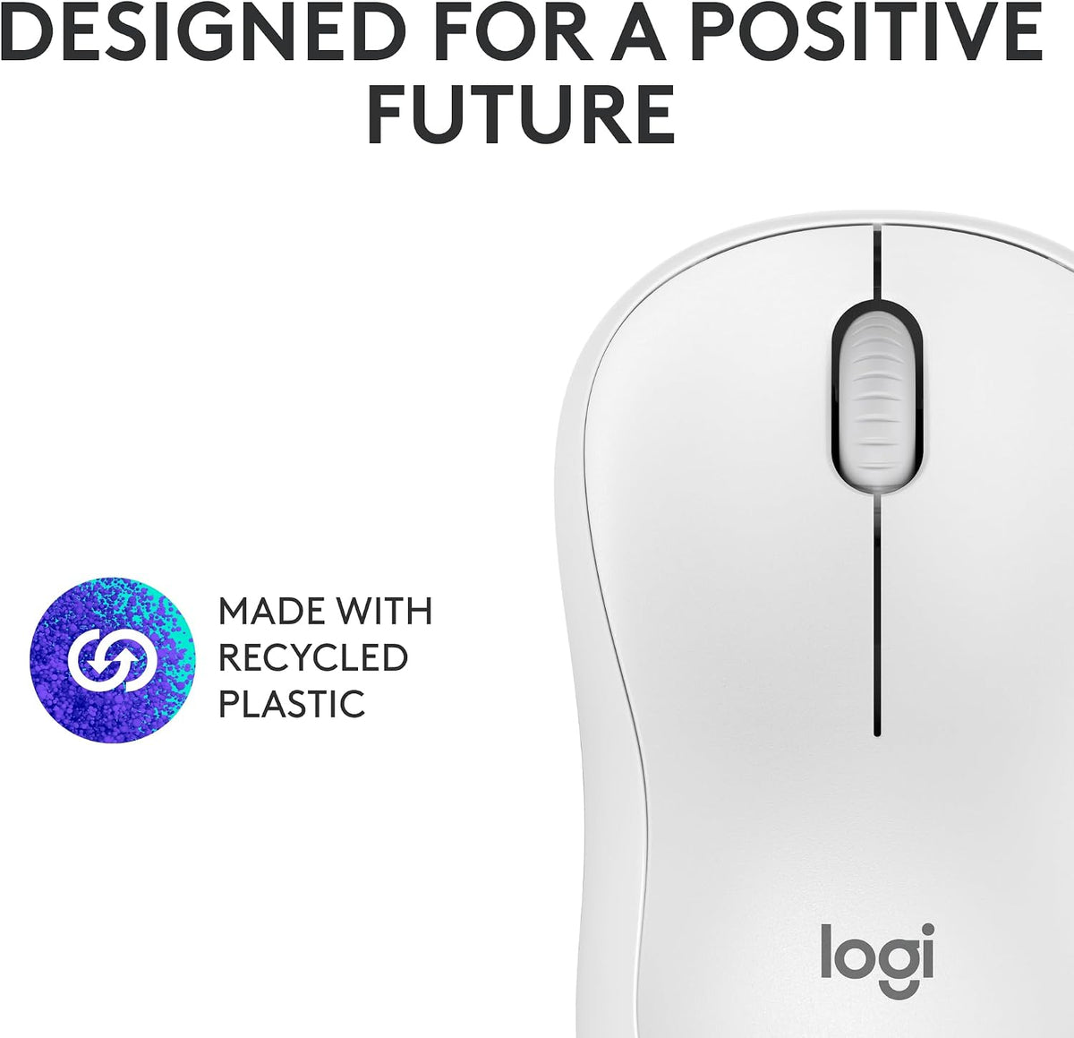 Logitech Ratón Bluetooth silencioso M240, inalámbrico, compacto, po...