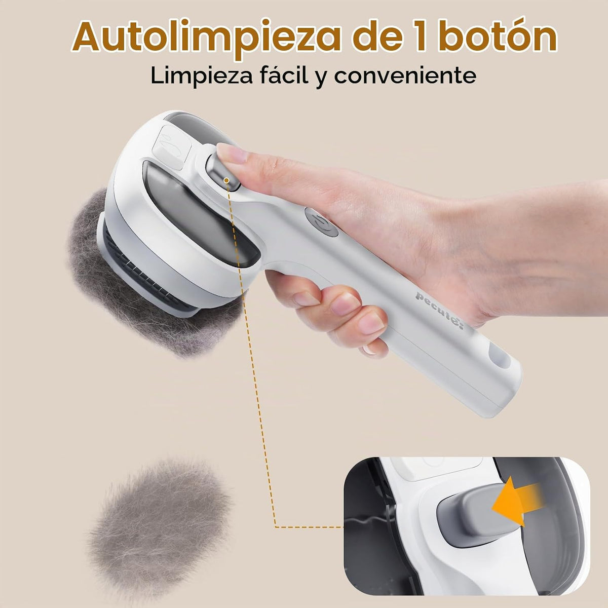 Pecute Cepillo de Gato con Vapor, Cepillo de Vapor para Gato Autoli...