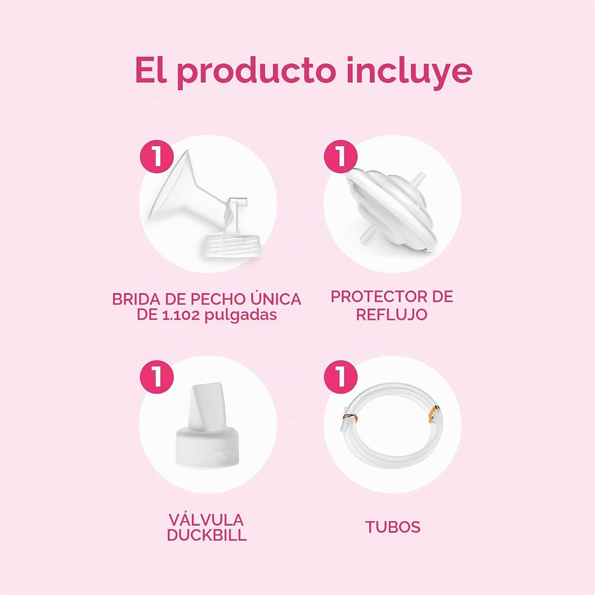 Spectra Juego de protectores de pecho ancho para bebé para bomba de...