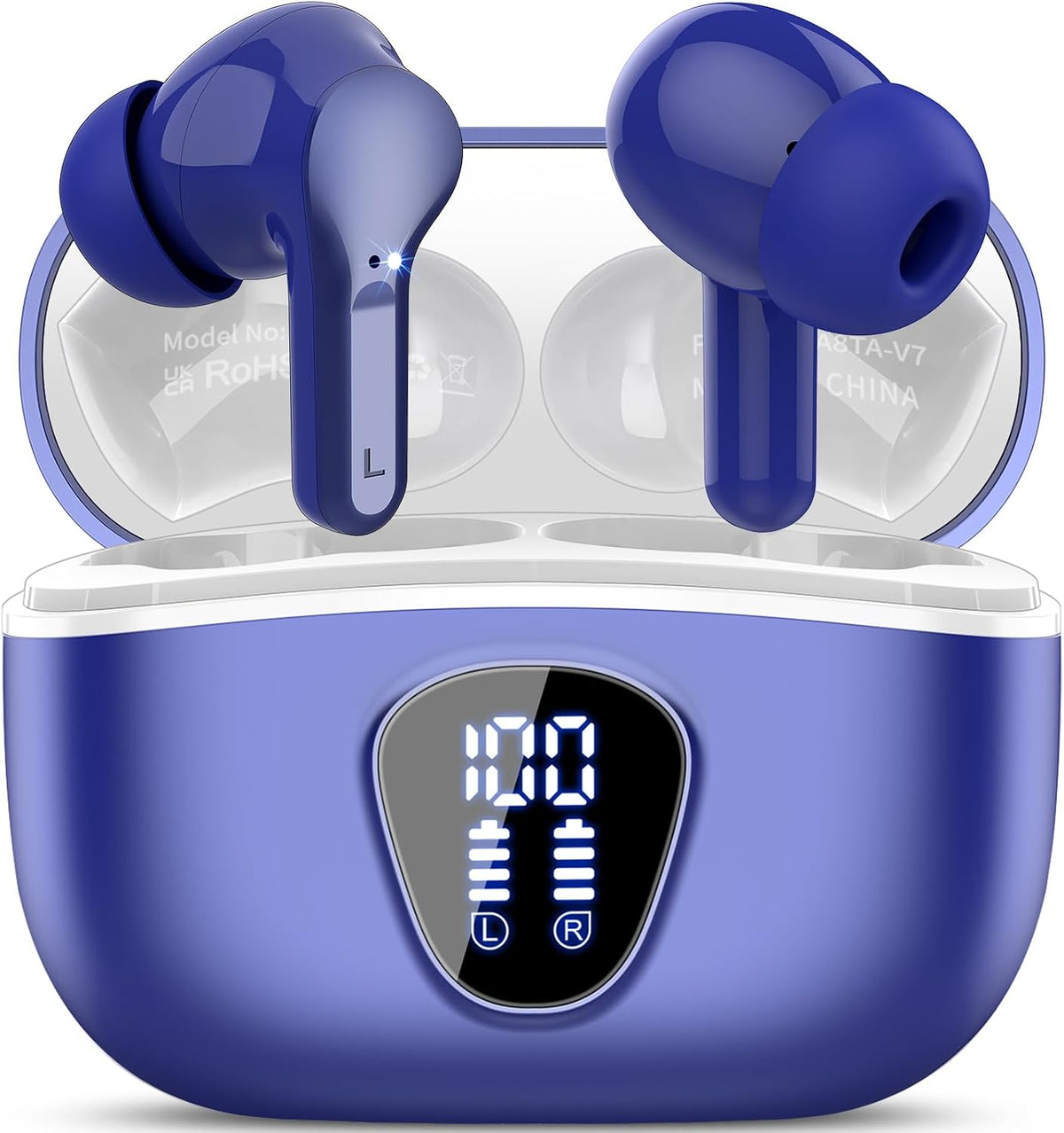 Auriculares inalámbricos, Bluetooth 5.4 Auriculares estéreo de alta...