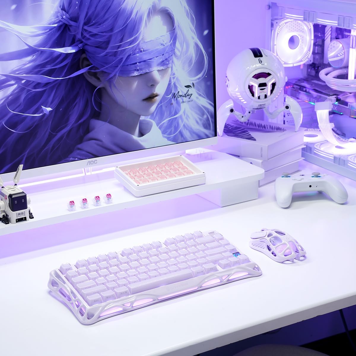Ratón para juegos GravaStar Mercury M1 Pro, aleación ligera de magn...