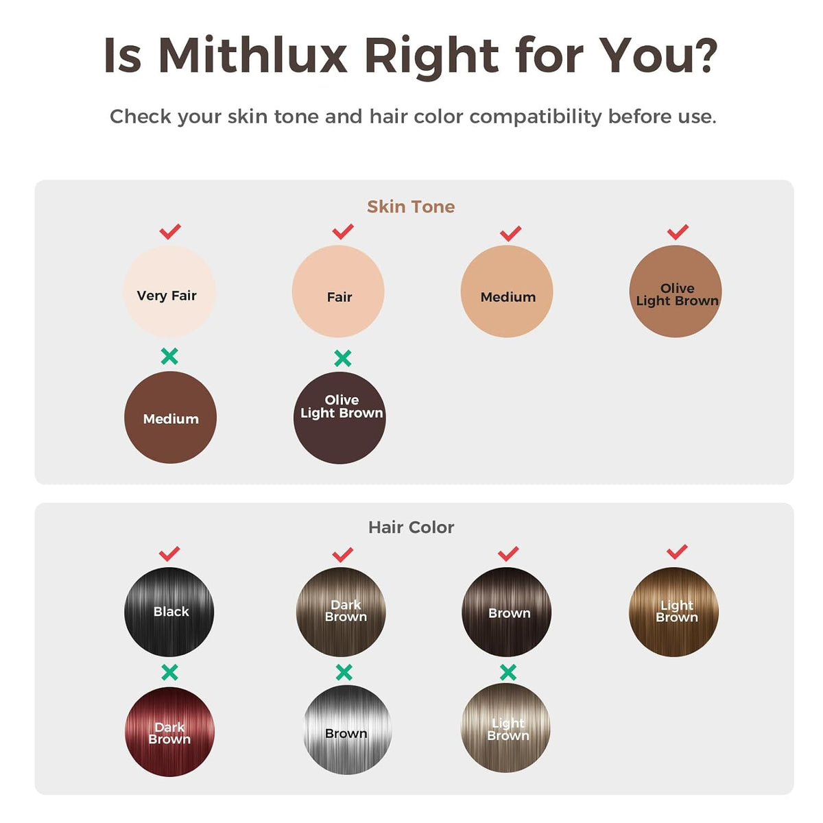 MITHLUX - Dispositivo de depilación láser para mujeres, enfriamient...