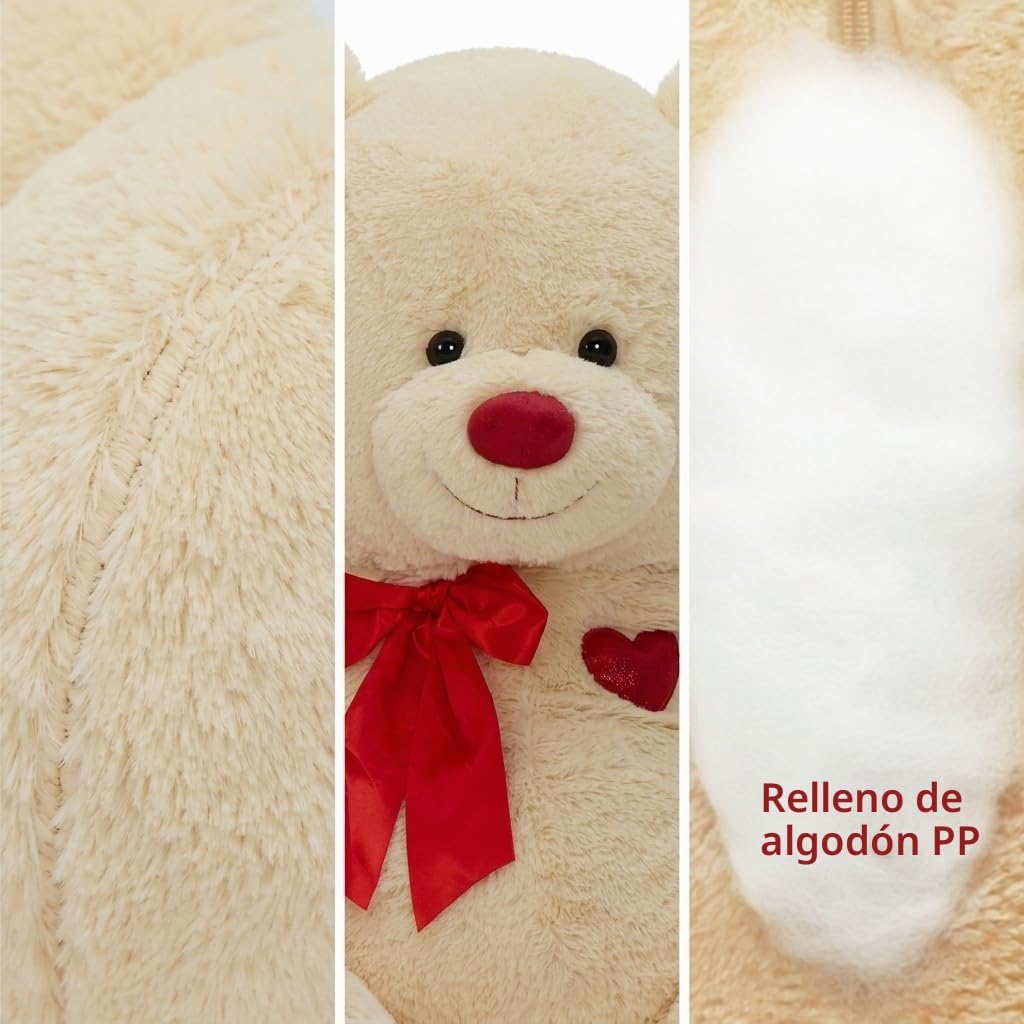 Tezituor Oso de peluche, lindo juguete de peluche de oso, regalos d...