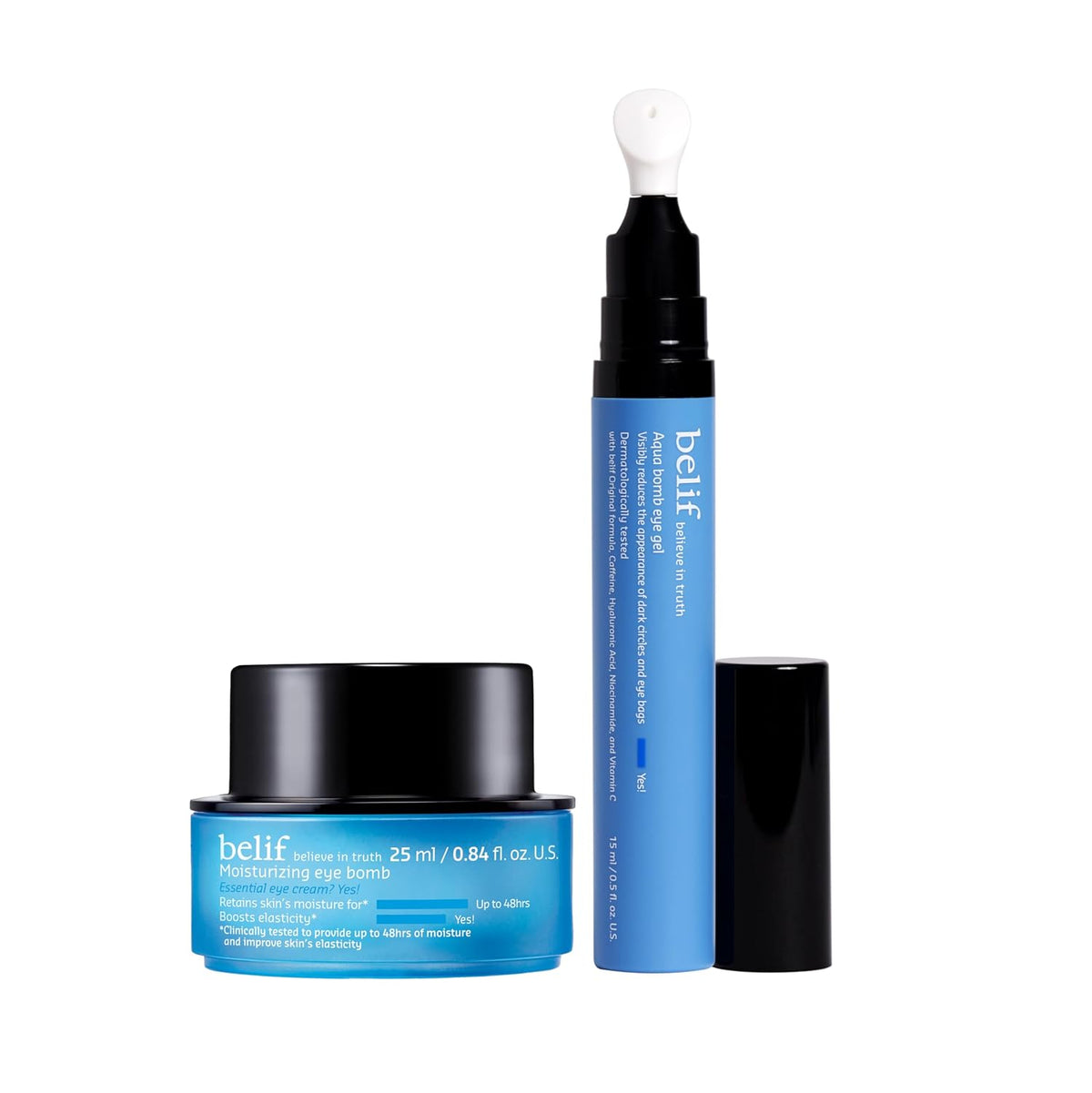 belif Paquete de cuidado de los ojos: Aqua Bomb Gel refrescante par...