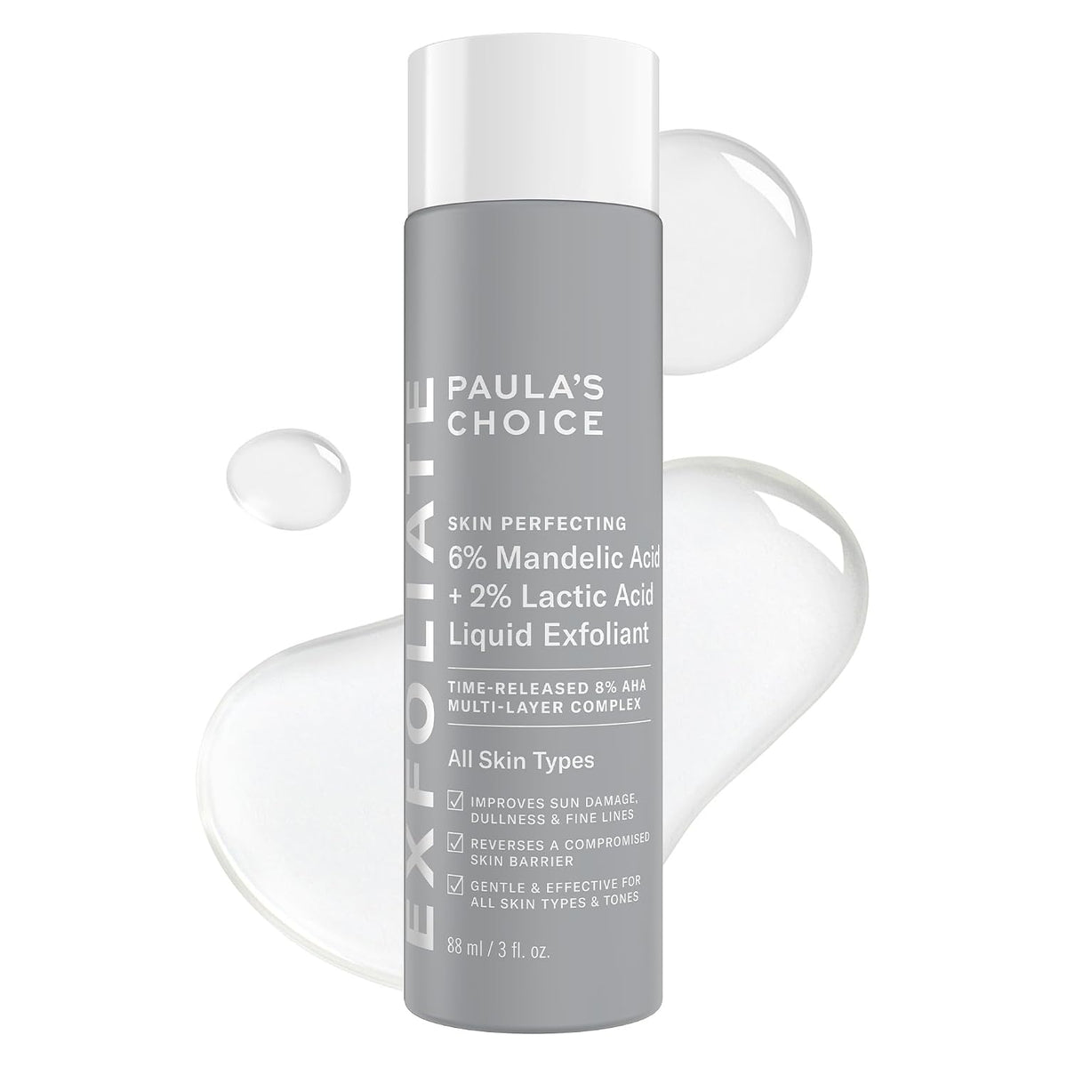Paula's Choice 6% de ácido mandélico + 2% exfoliante de ácido l...