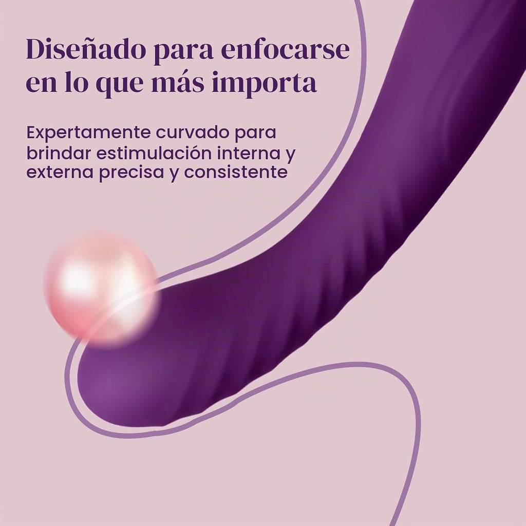 Tracy's Dog Potente vibrador de punto G para penetración profun...