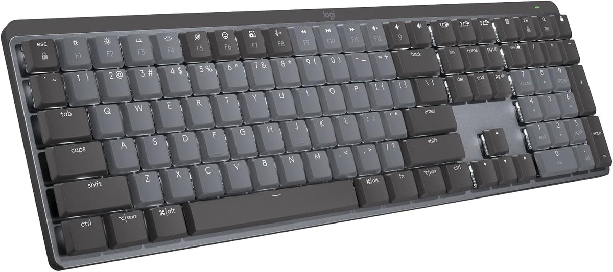 Logitech MX Teclado Inalámbrico Inalámbrico Iluminado Táctil - Graf...