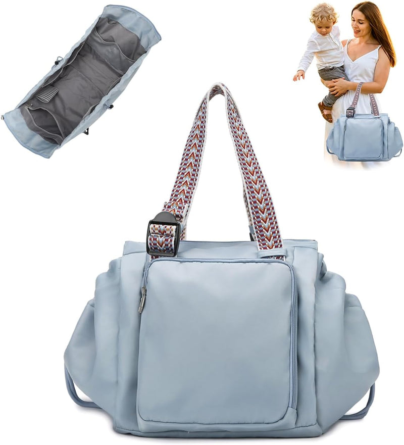 BELLPO Mochila convertible para todos los días, bolsa para pañales,...