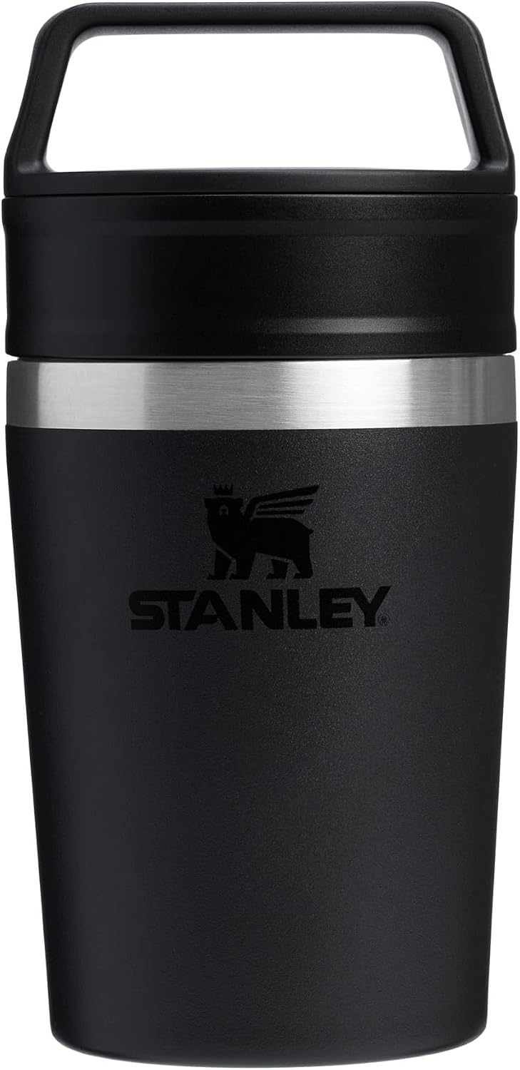 STANLEY 1913 Café to-Go Taza De Viaje 0.23L - Negro | Mantiene 3 ho...