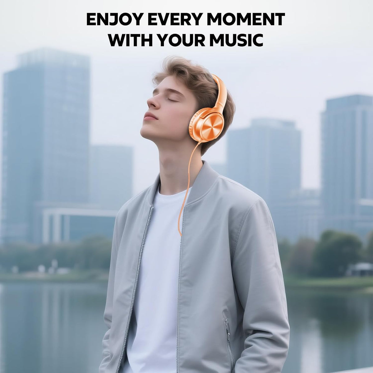Cowyawn Auriculares USB C con cable, auriculares USB C con cable co...