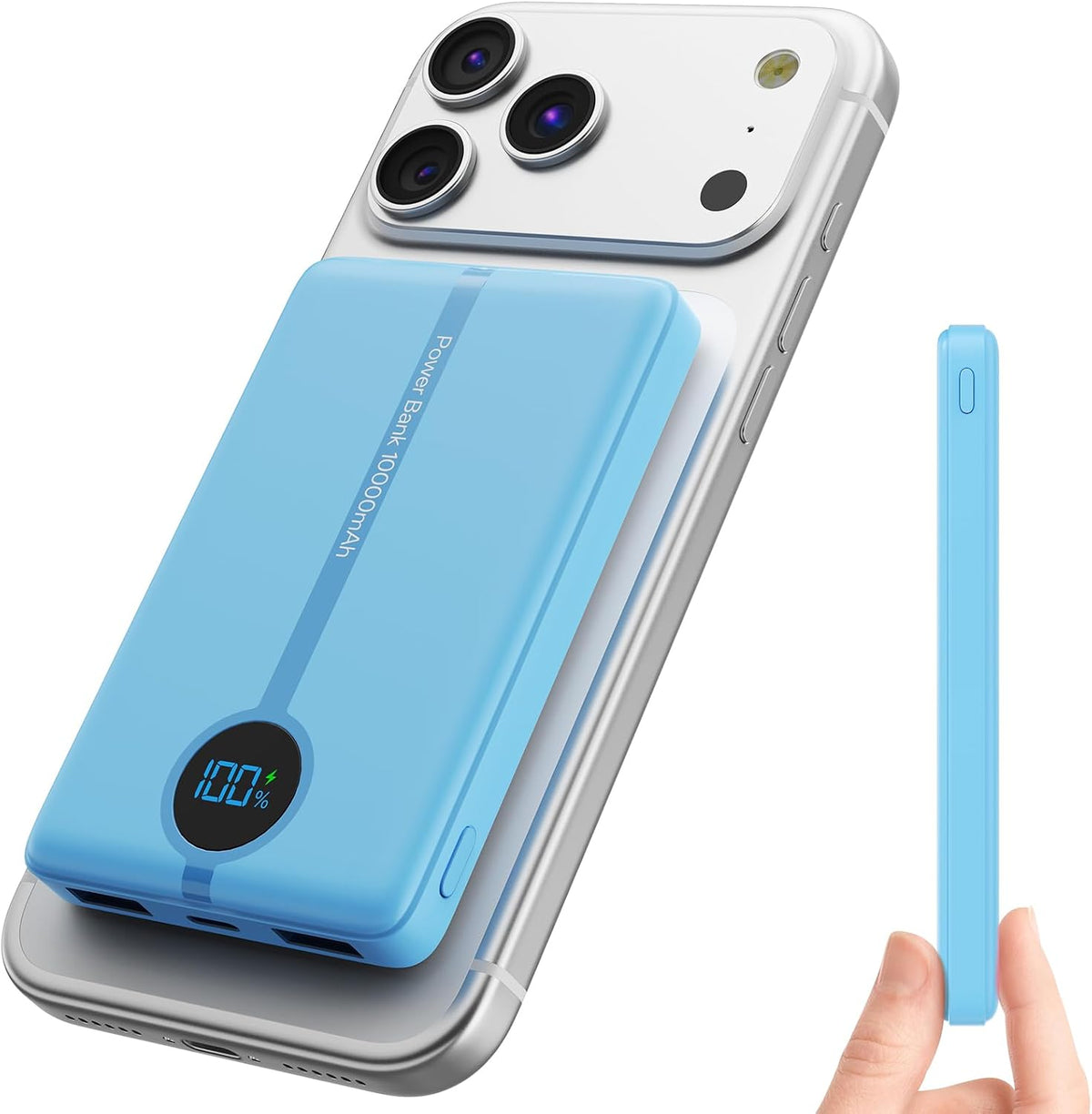 LYAOAO para MagSafe Power Bank 10000mAh, cargador portátil magnétic...