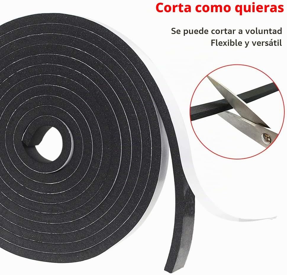 Burletes para puertas y ventanas, sello de puerta de 1 pulgada x 1\...